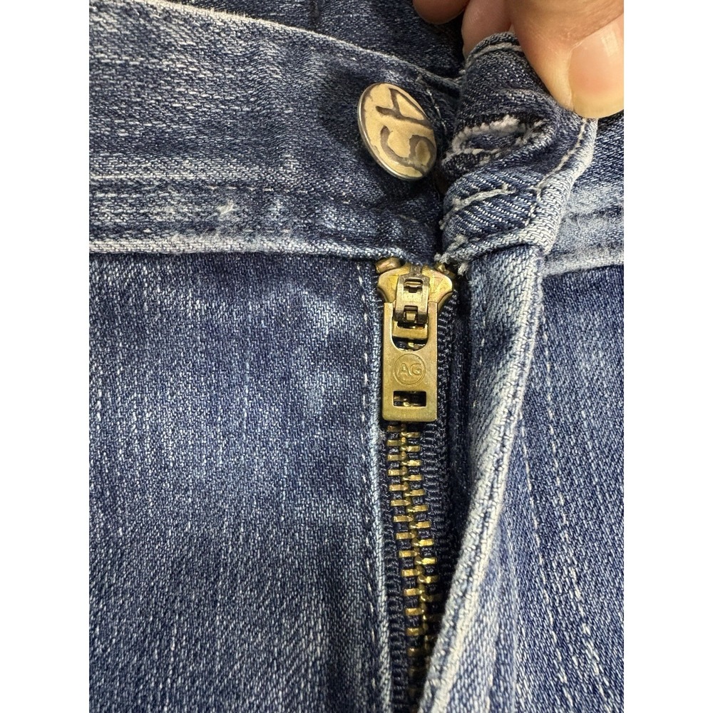 Adriano Goldschmied AG Everette Slim Straight Jeans Men 38x33 Blue Denim Casual - Picture 4 of 12